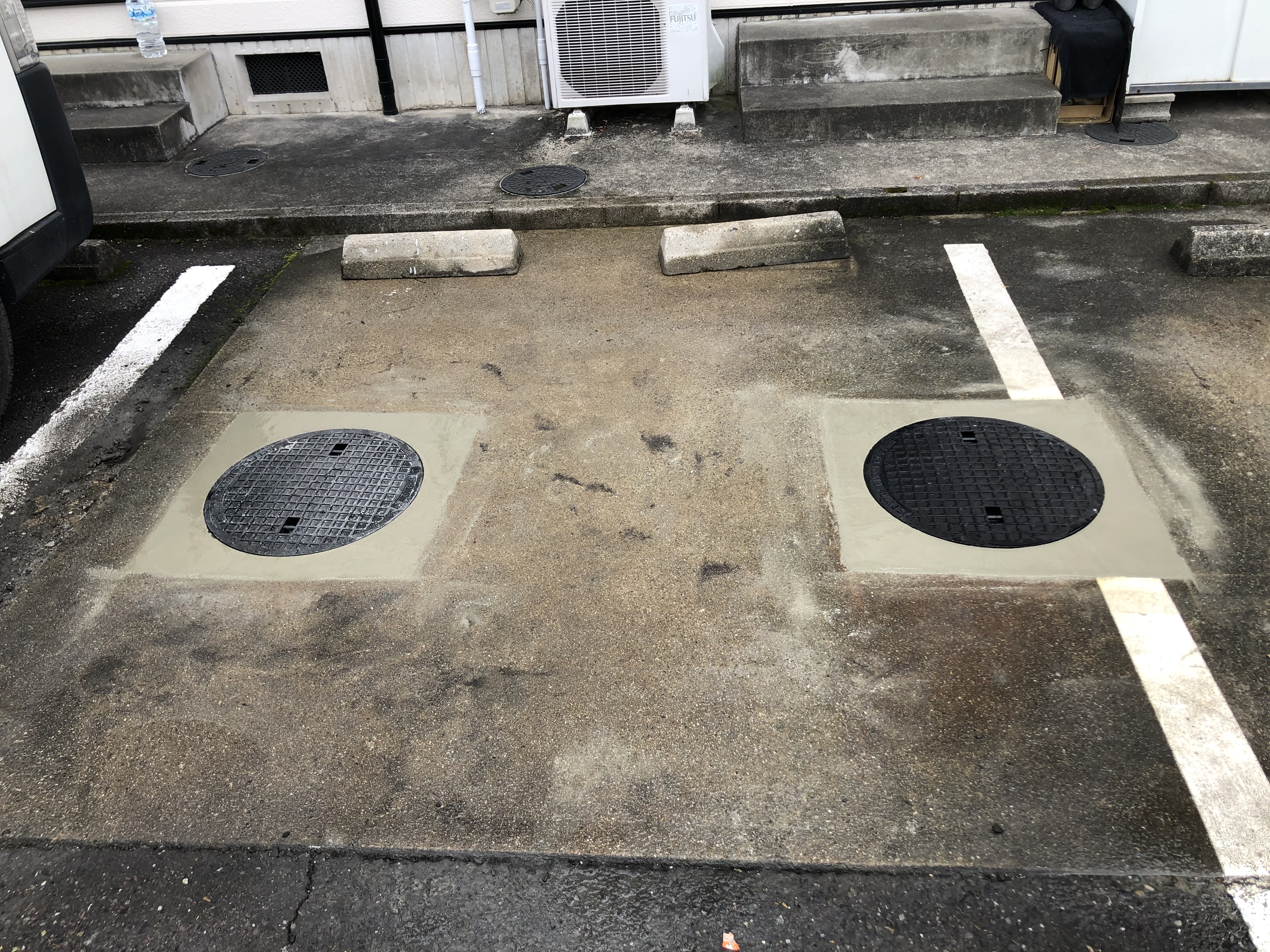 マンホール取替工事後 - 新しいマンホール蓋で安全性を確保